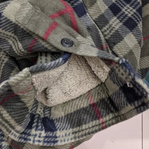 Green NWT Men’s Super Plush Shirt Jacket Freedom Foundry - Picture 4 of 7